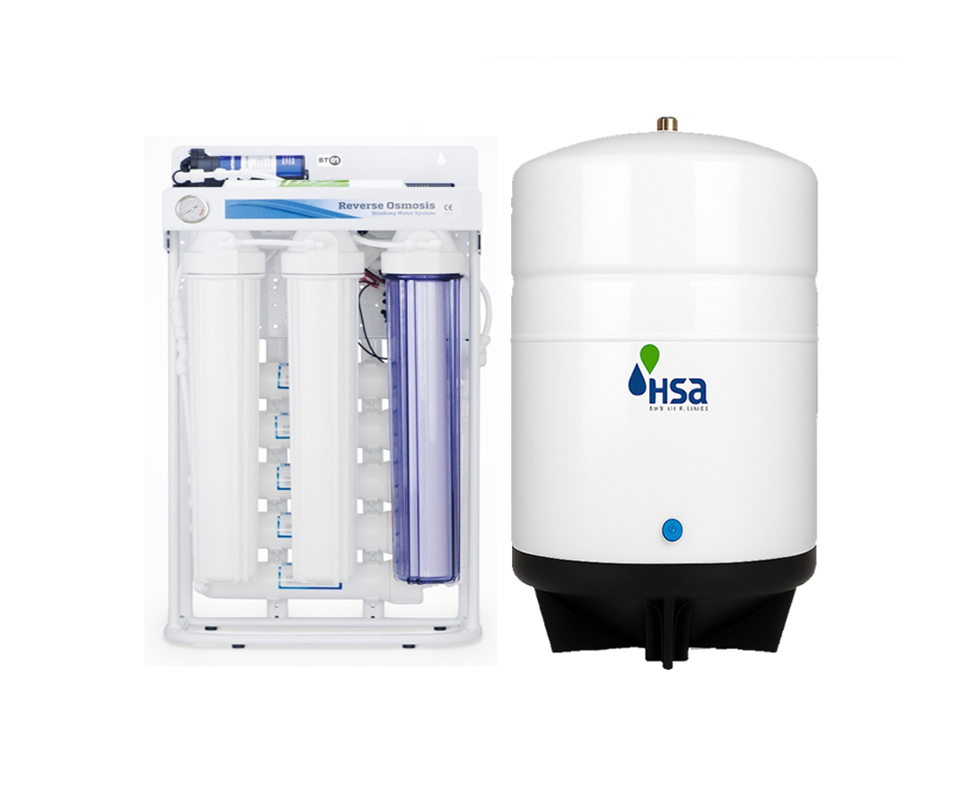 20” 500 GPD Reverse Osmosis + 40 Lt Basınç Tankı