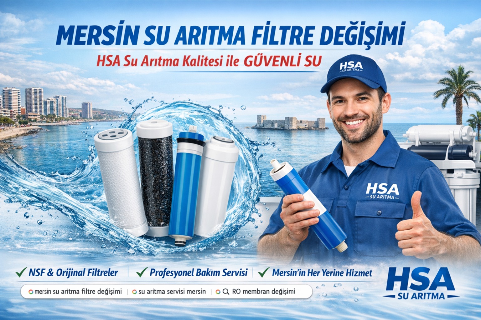 Mersin Su Arıtma Filtre Değişimi