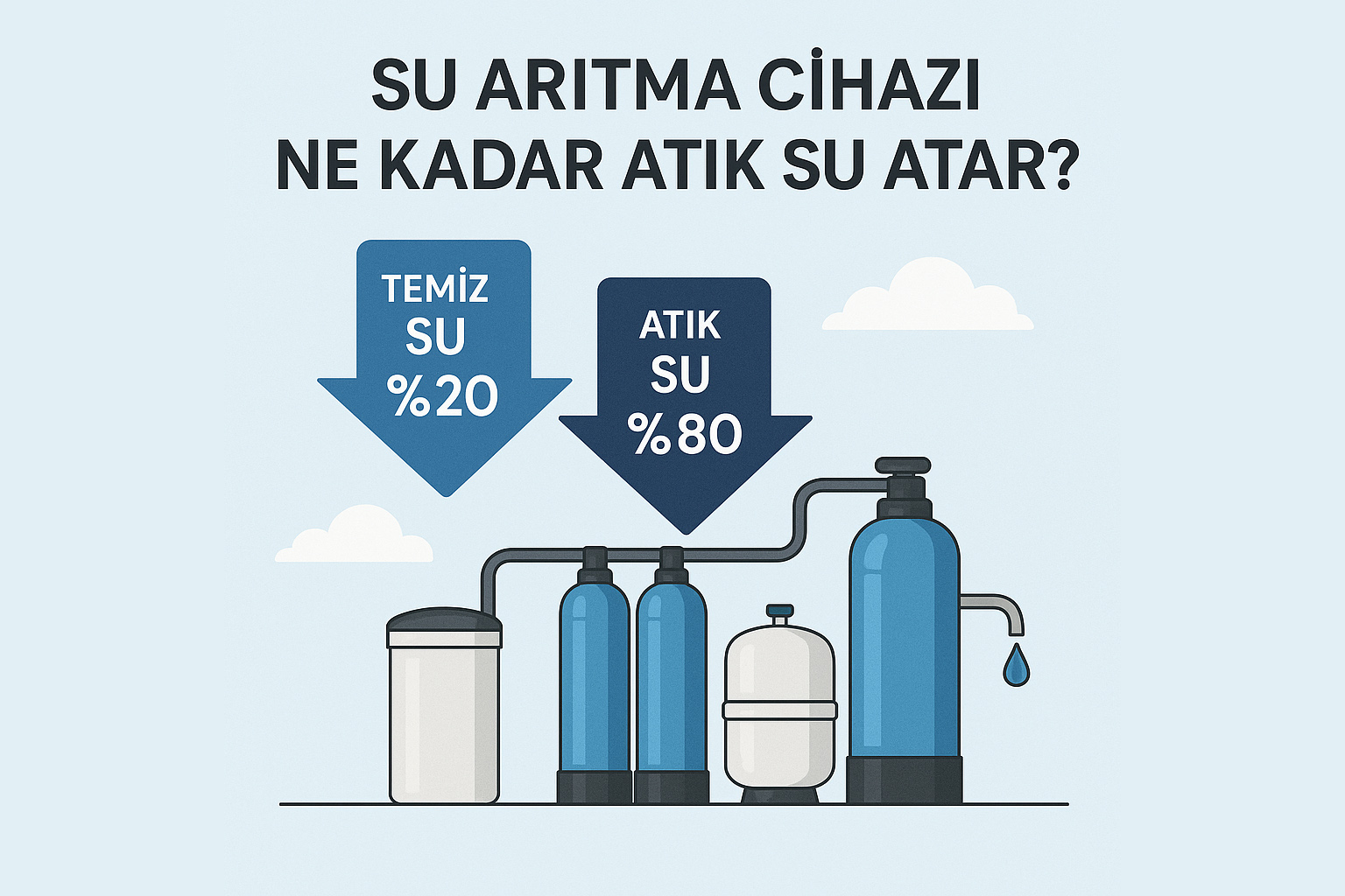 Su Arıtma Cihazı Atık Su Oranı ve Çözümleri HSA Su Arıtma