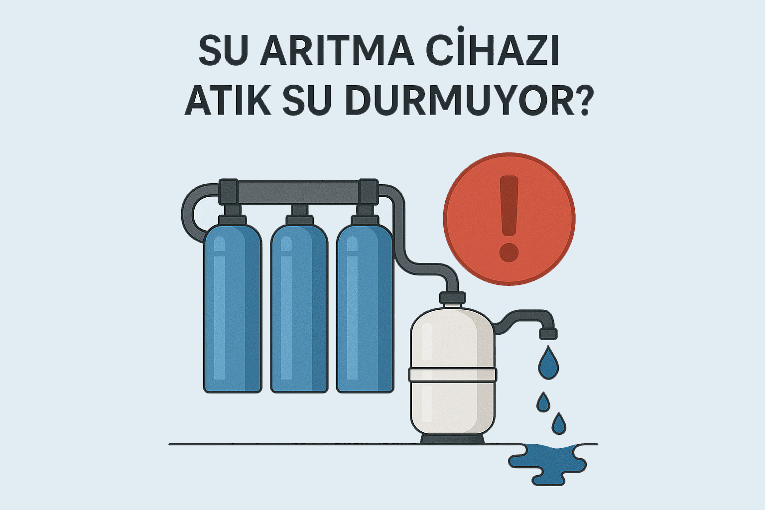 Su Arıtma Cihazı Atık Su Durmuyor