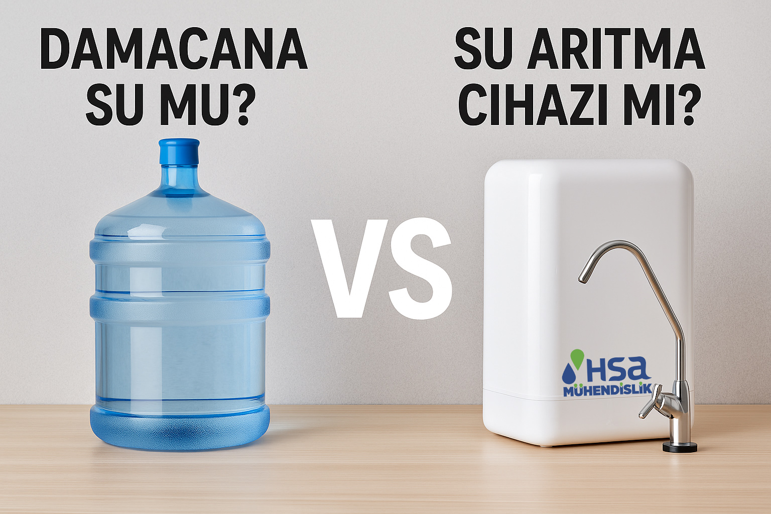 Damacana Su Mu? Su Arıtma Cihazı Mı? Avantajlar ve Farklar