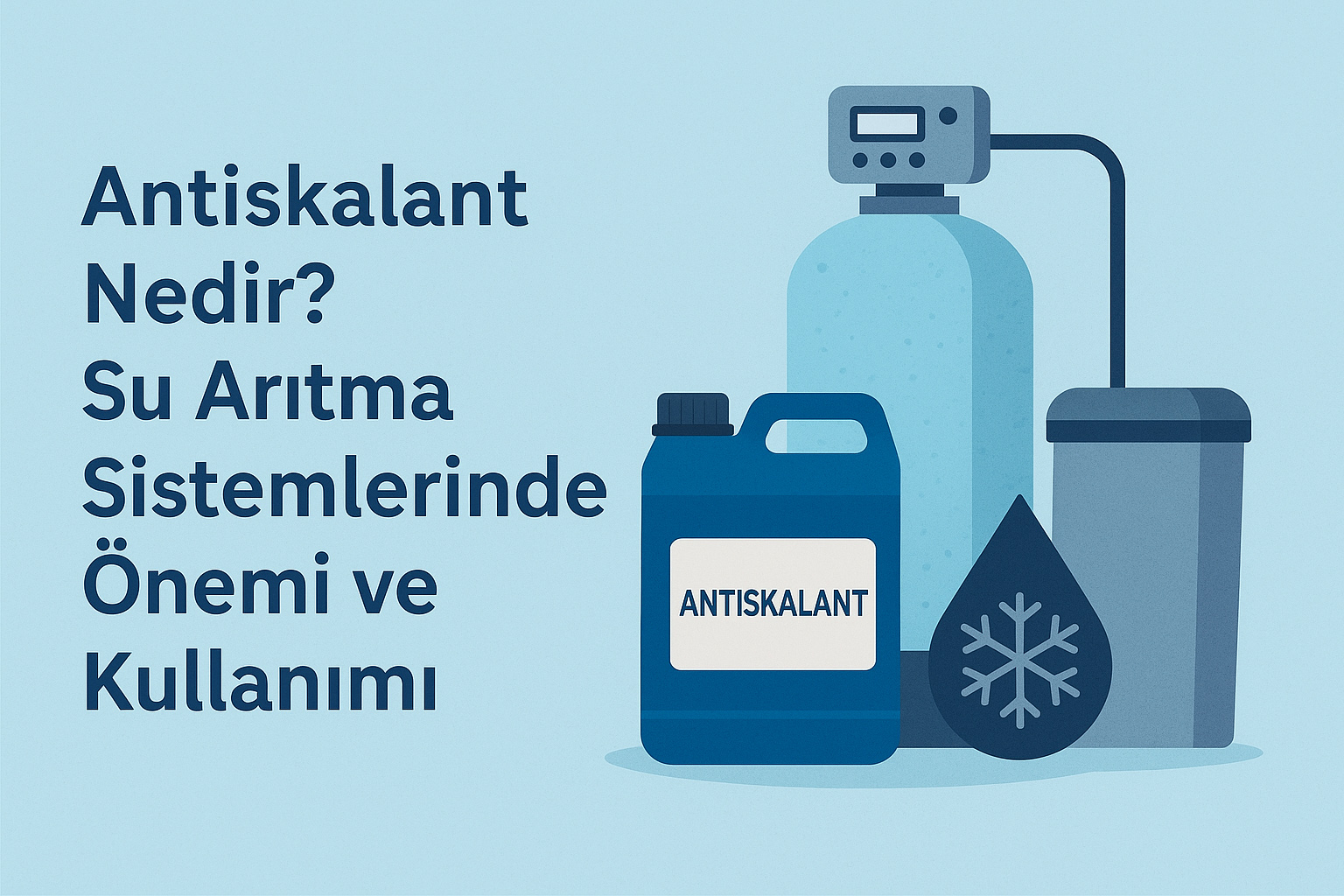 Antiskalant Nedir? Çalışma Prensibi Kullanım Alanları ve Dozajı