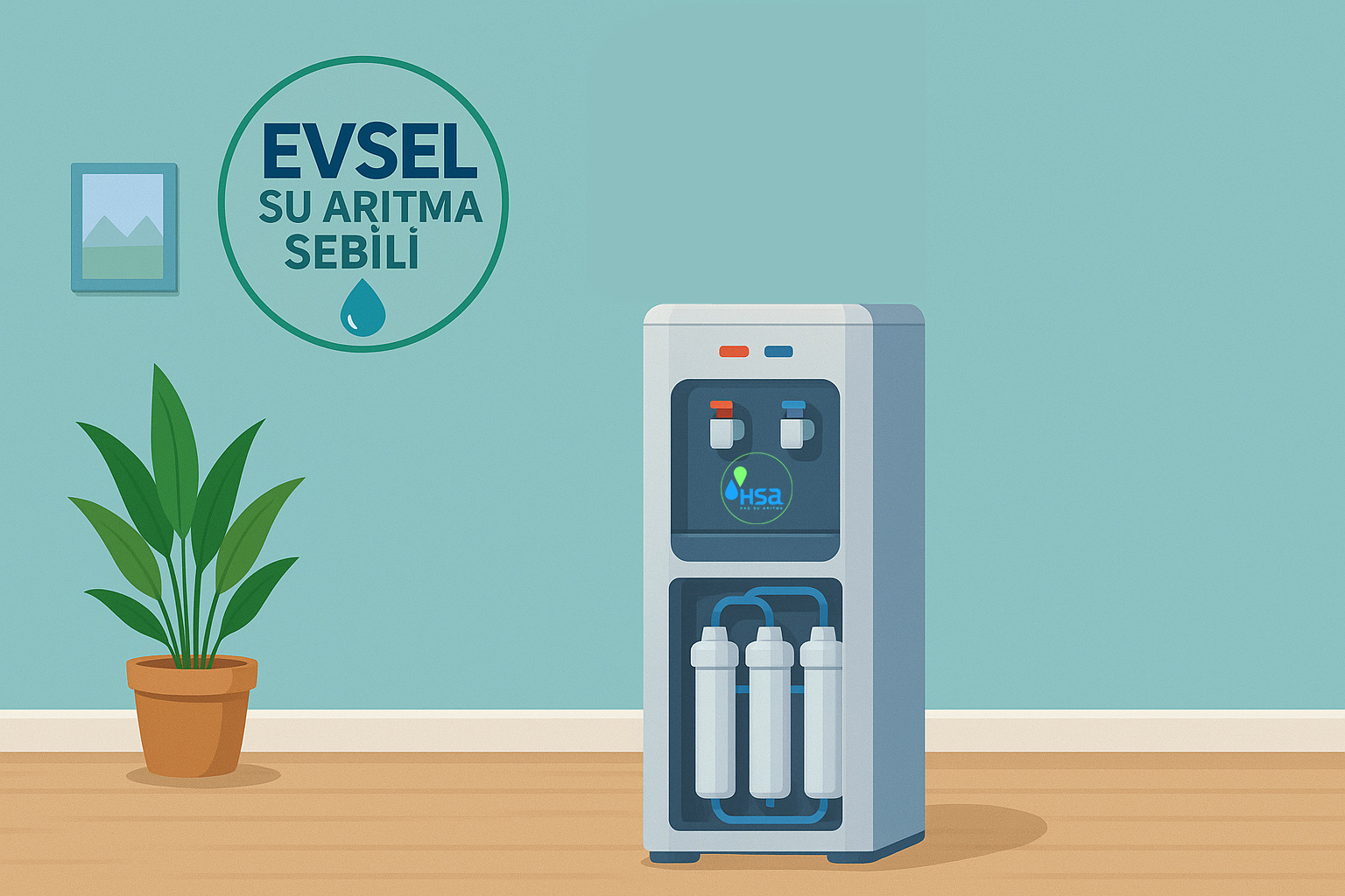 Mersin Evsel Su Arıtma Sebili HSA Su Arıtma