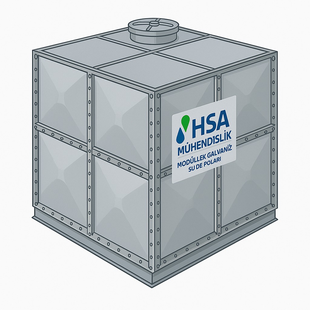 Modüler Galvaniz Su Depoları